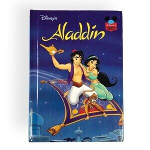 Disney Aladdin First American Edition 1993 Hardcover Book